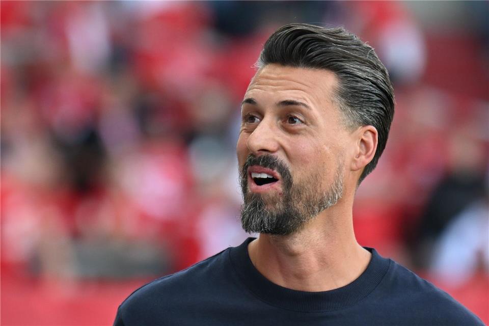 Da freut sich Sandro Wagner: Anton Kade kommt. (Archivbild)Hendrik Schmidt/dpa
