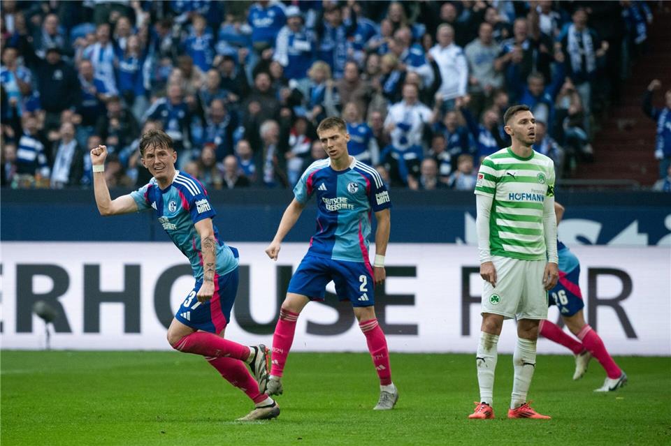 Da konnte Max Grüger noch jubeln.Fabian Strauch/dpa