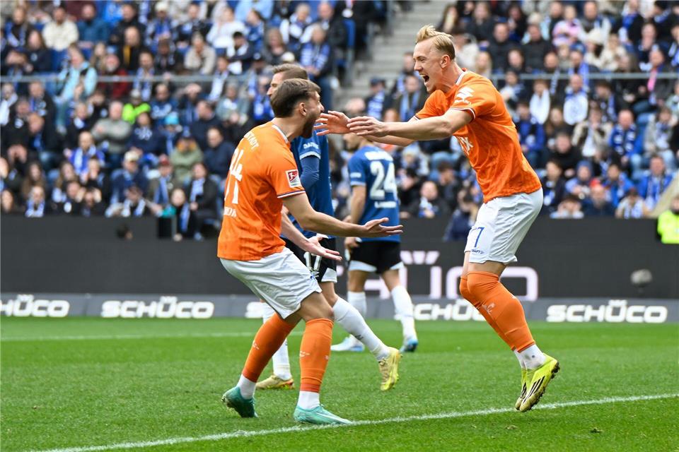 Da war Darmstadt noch Zweitliga-Tabellenführer.Ulrich Hufnagel/dpa