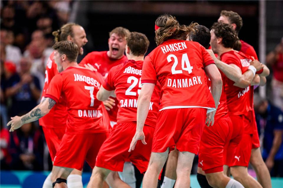 Dänemark sicherte sich bei den Olympischen Spielen 2024 in Paris die Goldmedaille.Tom Weller/dpa