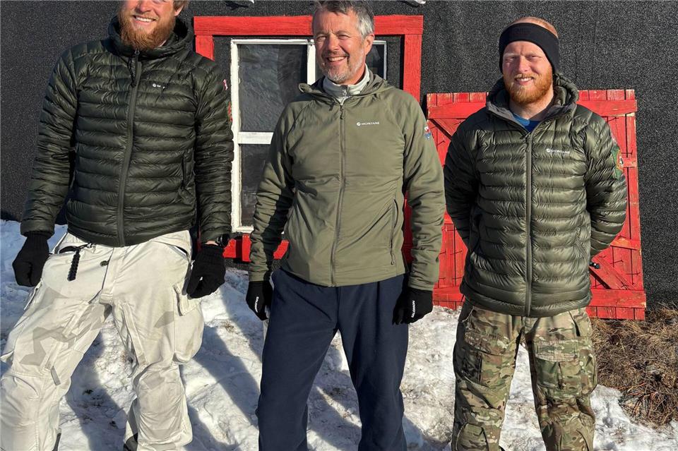 Dänemarks König berichtete unter anderem von einem Tischfußball-Spiel an einer der Stationen an der Ostküste-/Kongehuset/dpa