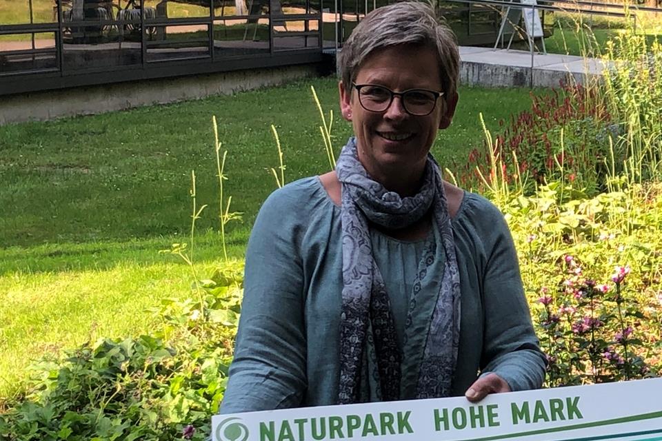 Naturpark Hohe Mark in Raesfeld Dagmar Beckmann ist Geschäftsführerin des Vereins.