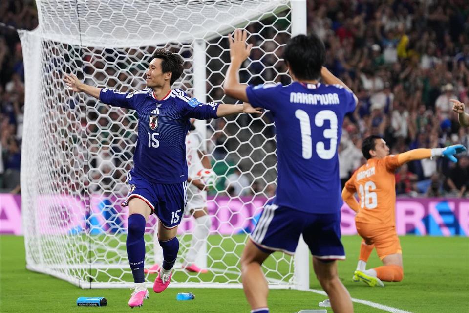 Daichi Kamada (15) hatte früh Grund zur Freude.Matias Delacroix/AP/dpa