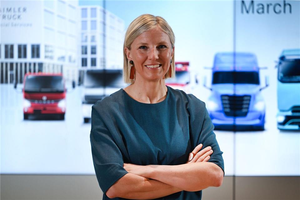 Daimler-Truck-Chefin: „Wir sind gut aufgestellt.“ (Archivbild)Bernd Weißbrod/dpa