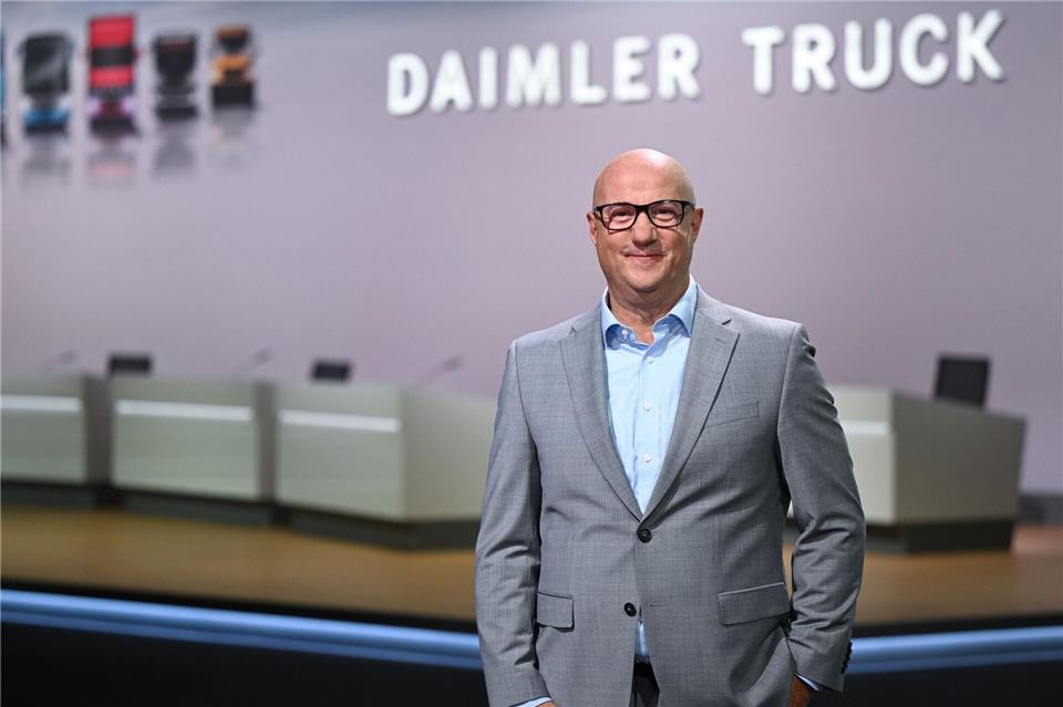 Daimler-Truck-Gesamtbetriebsratschef Michael Brecht: Fokus nicht nur auf Effizienz und Sparen. (Archivbild)Bernd Weißbrod/dpa