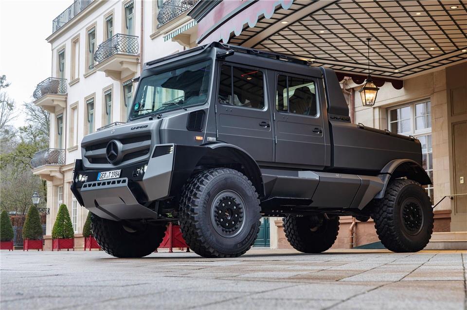 Daimler Truck hat eine Luxusversion des Unimog mit exklusivem Design und gesteigerter Performance vorgestellt.Henrik Morlock/Daimler Truck AG/dpa-tmn