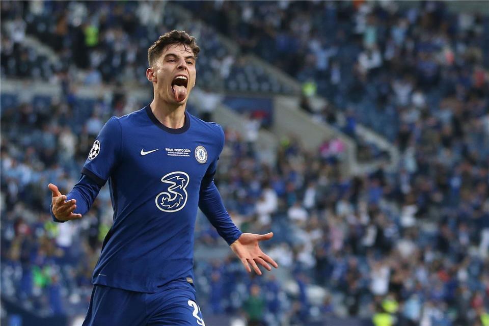 Damals für Chelsea: Schon 2021 jubelte Kai Havertz im Finale der Champions League. (Archivbild)Jose Coelho/Pool EPA/AP/dpa