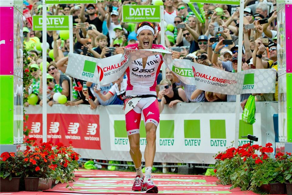 Damals war’s: Vor zehn Jahren gewann Jan Frodeno die Challenge Roth - in einer Fabelzeit. (Archivbild)picture alliance / dpa