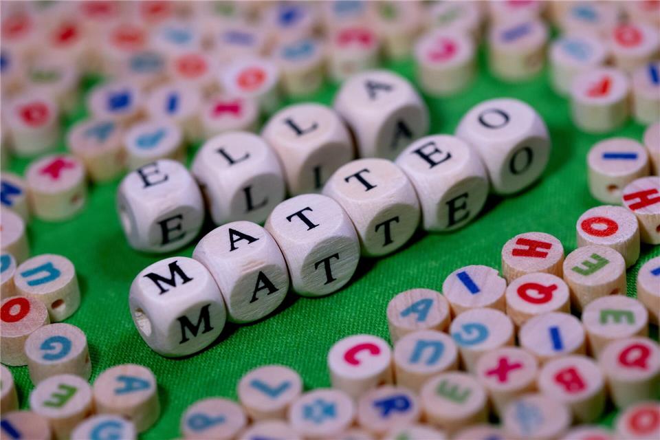 Damit heben sich Eltern in MV vom Bundestrend ab, hier liegen Emilia und Noah vorn.Sven Hoppe/dpa