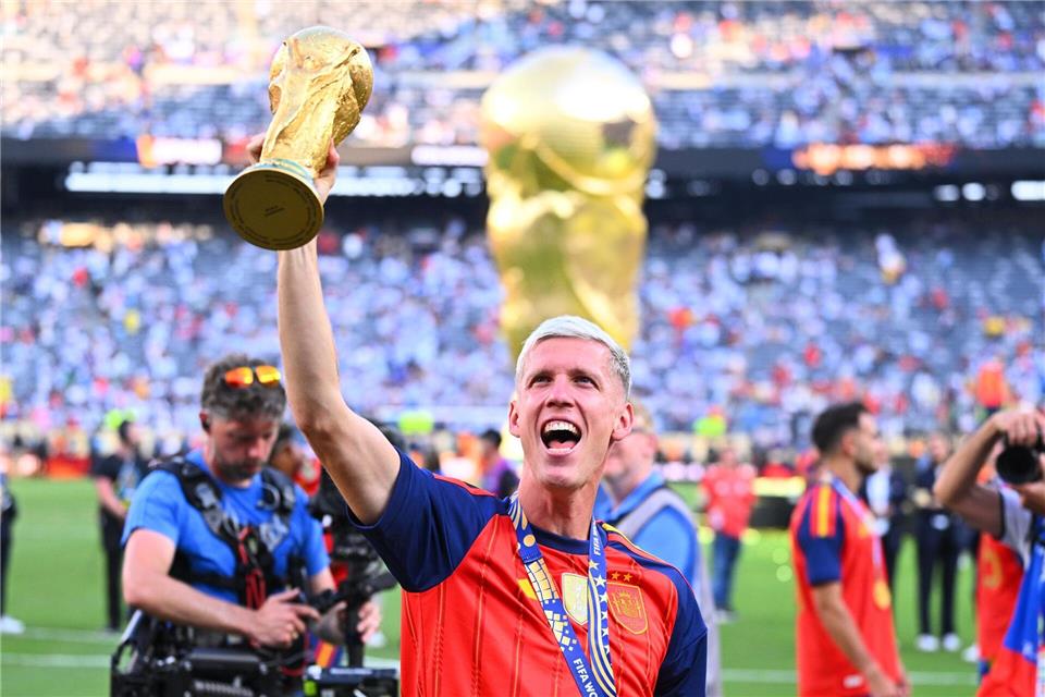 Dani Olmo: „Deshalb brauche ich seine Entschuldigung auch nicht.“ (Archivbild)Tom Weller/dpa