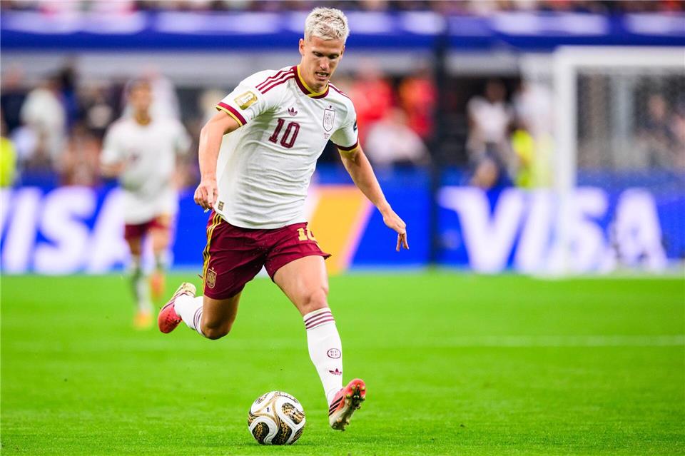 Dani Olmo zählt zu den Schlüsselspielern Spaniens.Tom Weller/dpa