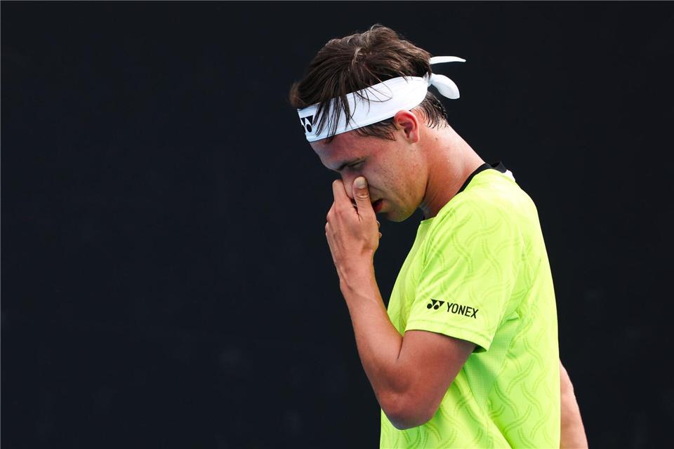 Daniel Altmaier muss auch in Indian Wells eine Erstrunden-Niederlage einstecken. (Archivbild)Frank Molter/dpa