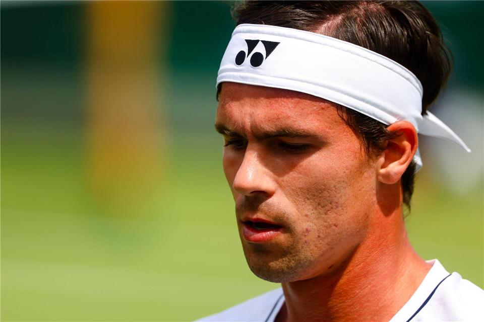 Daniel Altmaier verabschiedete sich in Wimbledon in der ersten Runde.Frank Molter/dpa