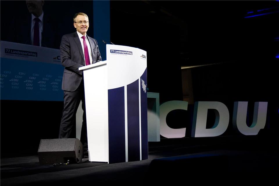 Daniel Günther bleibt Landesvorsitzender der CDU.Frank Molter/dpa