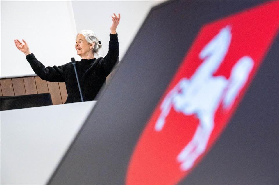 Daniela Klette bedankte sich bei ihren Unterstützern.Sina Schuldt/dpa