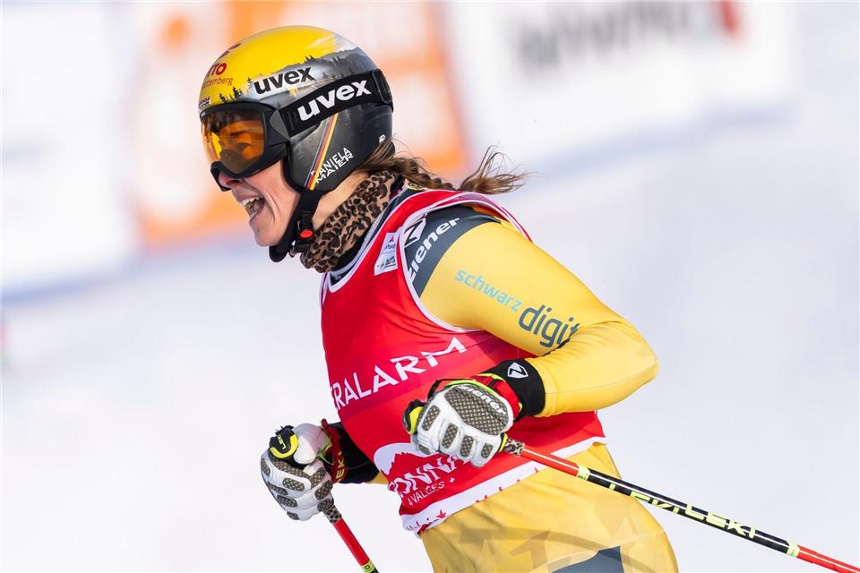 Daniela Maier sicherte sich den Sieg in Val di Fassa. (Archivbild)Cyril Zingaro/KEYSTONE/dpa