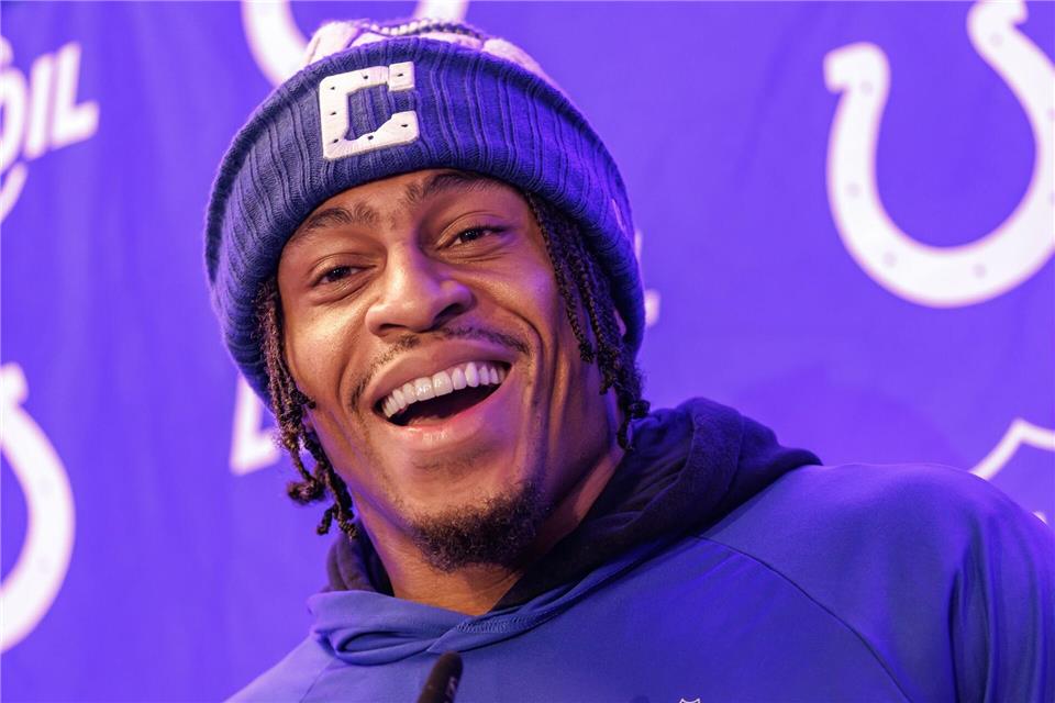 Dank Running Back Jonathan Taylor liegen die Colts voll auf Playoff-Kurs. Andreas Gora/dpa