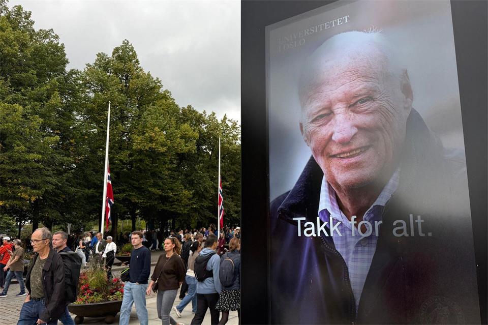 „Danke für alles“: Das norwegische Volk nimmt in diesen Tagen Abschied von seinem geliebten König Harald V.Julia Wäschenbach/dpa
