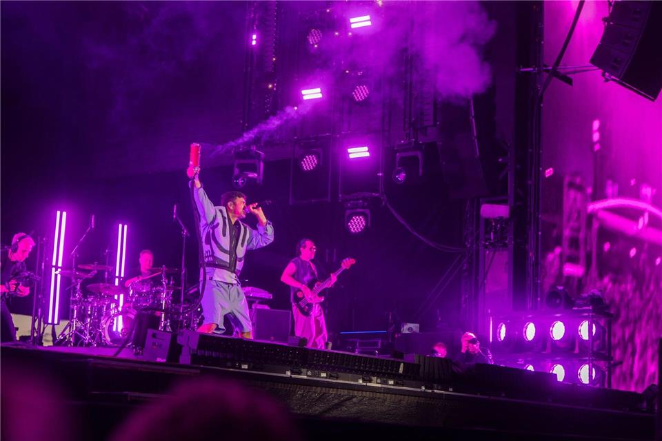 „Dankeschön für diesen wunderschönen, unfassbaren Abend“, rief der Rapper Marteria.Thomas Frey/dpa