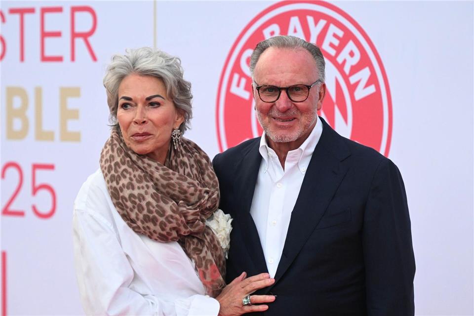 Dankte seiner Ehefrau Martina: Karl-Heinz Rummenigge.Felix Hörhager/dpa