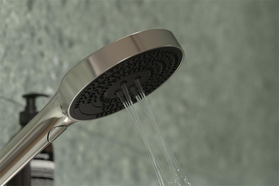 Darf es etwas fester sein? Ein Duschkopf mit anpassbarem Wasserstrahl aus der Idealrain-Serie von Ideal Standard.Ideal Standard/Villeroy & Boch/dpa-tmn