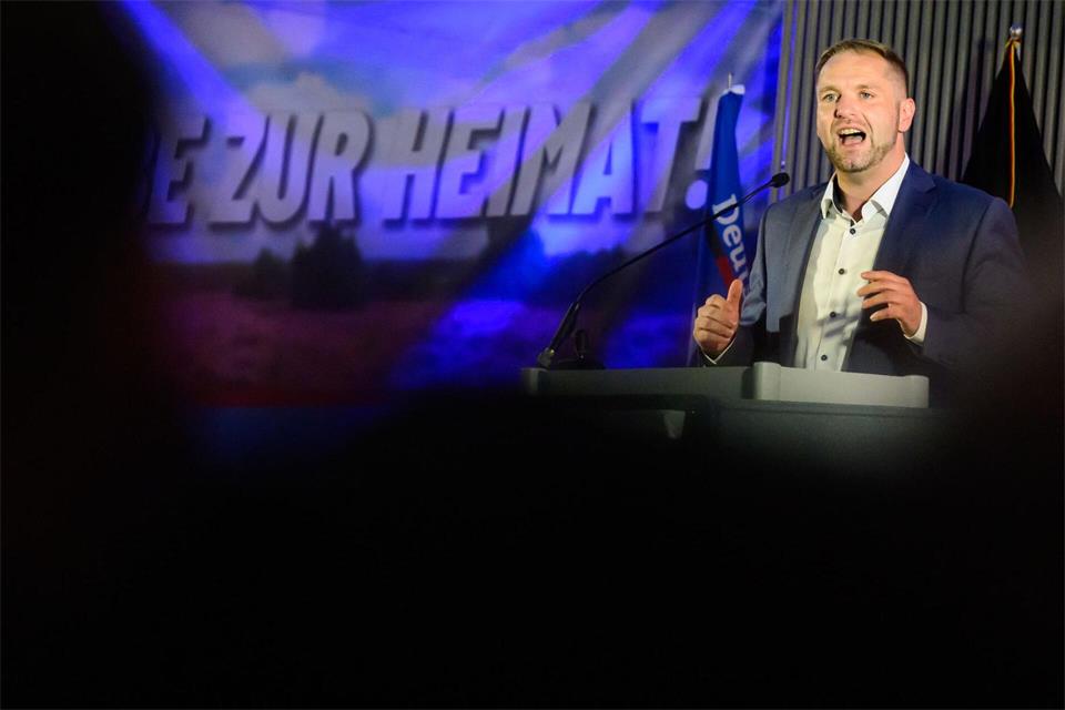 Darf nicht zur Landratswahl im Landkreis Lüneburg antreten: AfD-Landesvize Stephan Bothe. (Archivbild)Philipp Schulze/dpa