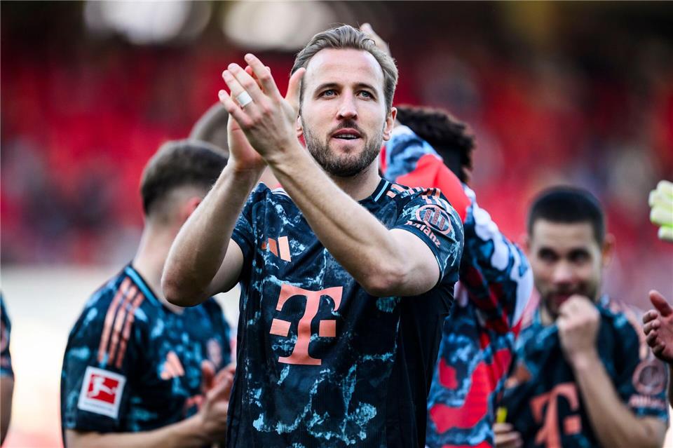 Darf wohl bald mit Schale jubeln: Harry Kane.Tom Weller/dpa