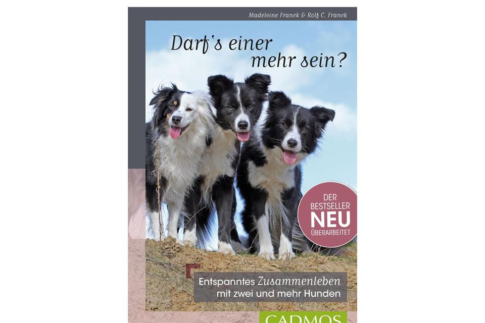 „Darf’s einer mehr sein? Entspanntes Zusammenleben mit zwei und mehr Hunden“, Madeleine Franck, Rolf C. Franck, Cadmos Verlag (2023), ISBN: 978-3-8404-2072-6, 128 Seiten, 19,99 Euro.Cadmos/dpa-tmn