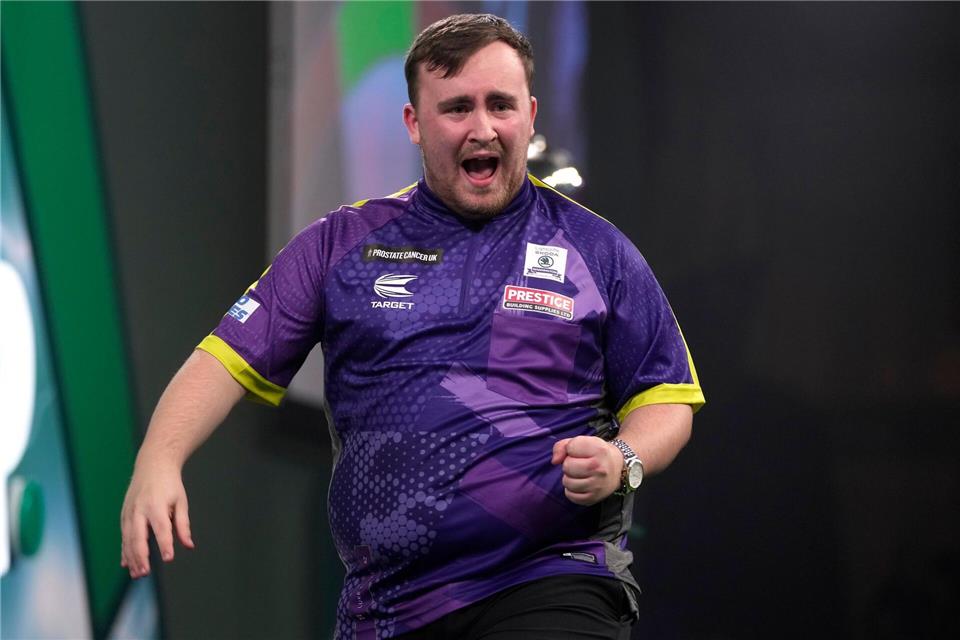 Darts-Experte Elmar Paulke setzt bei der WM nicht auf Littler als Titelfavoriten. (Archivbild)Kin Cheung/AP/dpa