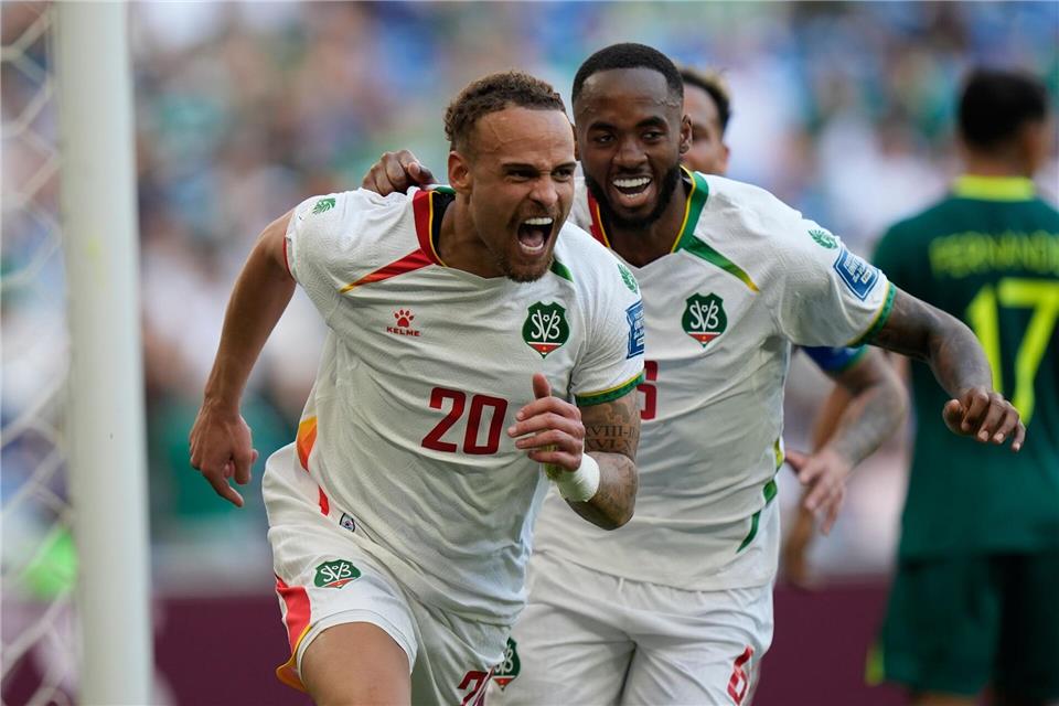 Das 1:0 reichte Suriname nicht auf dem Weg zur Fußball-WM.Fernando Llano/AP/dpa