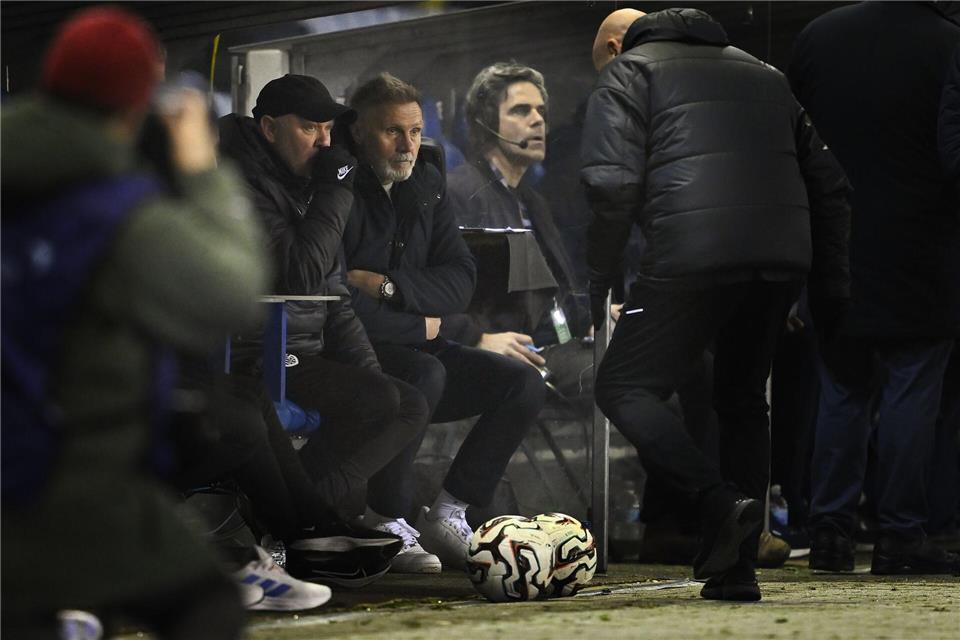 Das 1:1 gegen Westerlo war Thorsten Finks letztes Spiel als Genk-Trainer.Johan Eyckens/Belga/dpa