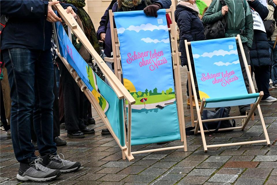 Das Aktionsbündnis Brandenburg gegen Gewalt, Rechtsextremismus und Rassismus Brandenburg hat die Initiative „Schöner leben ohne Nazis“ ins Leben gerufen. (Archivbild)Jens Kalaene/dpa