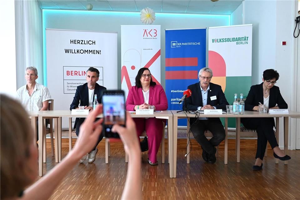 Das Aktionsbündnis Hitzeschutz Berlin wurde 2022 gegründet.Elisa Schu/dpa