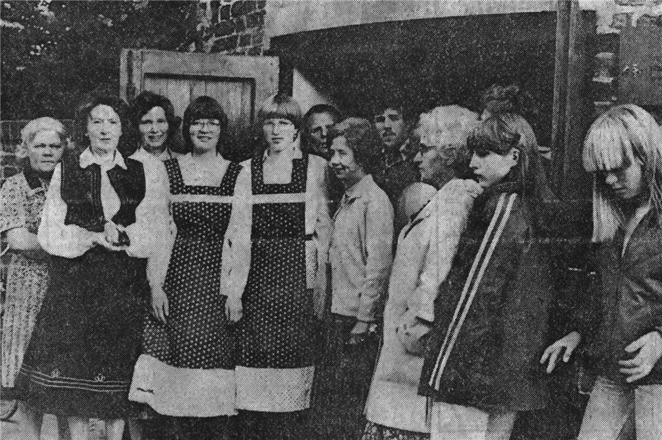 Das Altstadtfest, hier in den 1980er Jahren, war eine beliebte Tradition in Borken.