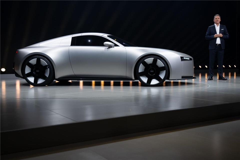 Das Audi Concept C präsentiert sich mit klarem Design. Sven Hoppe/dpa/dpa-tmn