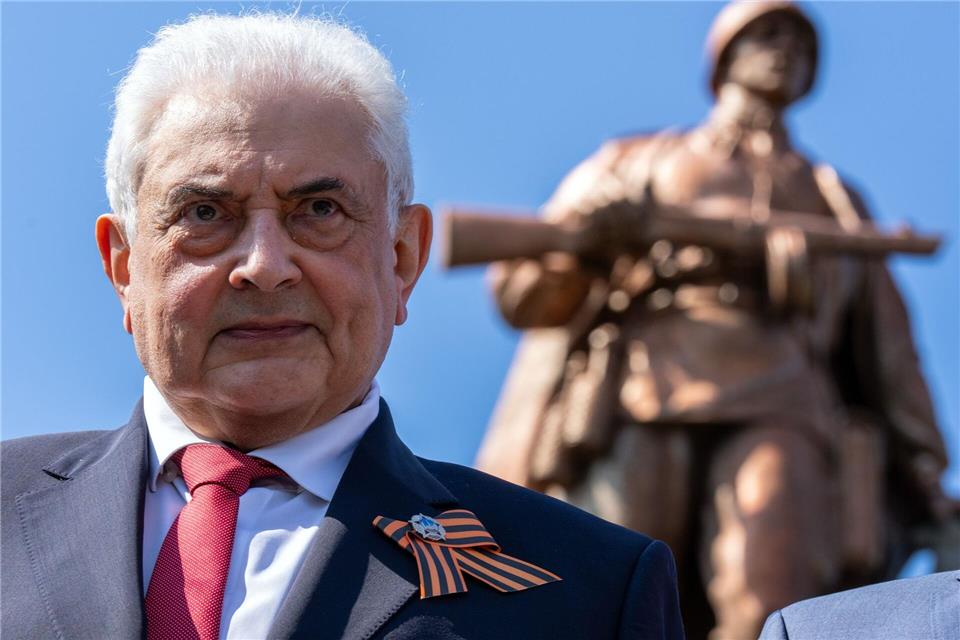 Das Auswärtige Amt in Berlin hat heute den russischen Botschafter Sergej Netschajew einbestellt. (Archivbild)Soeren Stache/dpa