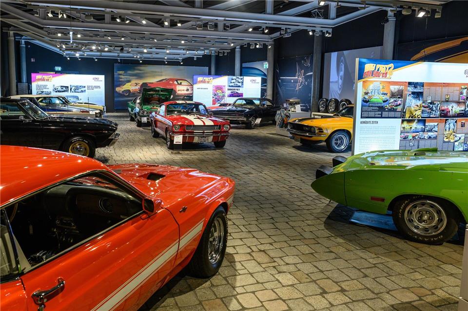Das Automuseum in Südniedersachsen blickt nach Amerika.Swen Pförtner/dpa