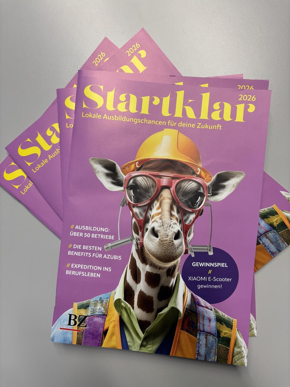 Das Azubi-Magazin „Startklar“ ist an verschiedenen Auslagestellen erhältlich.