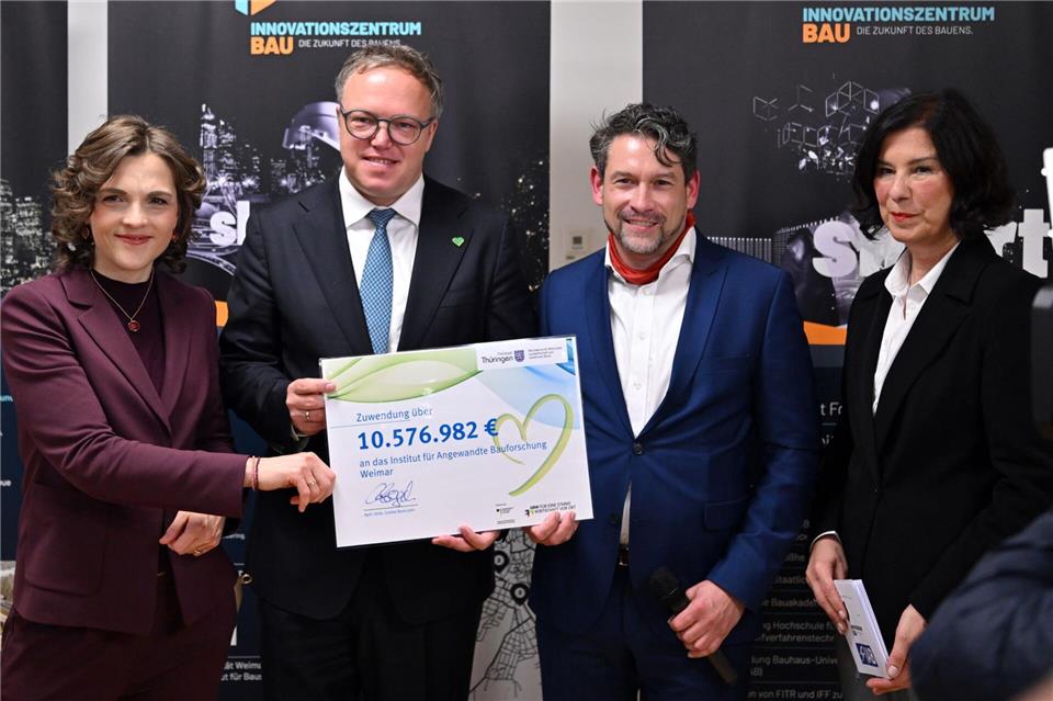 Das Bauen der Zukunft soll in einem neuen Zentrum in Weimar erforscht werden. Martin Schutt/dpa