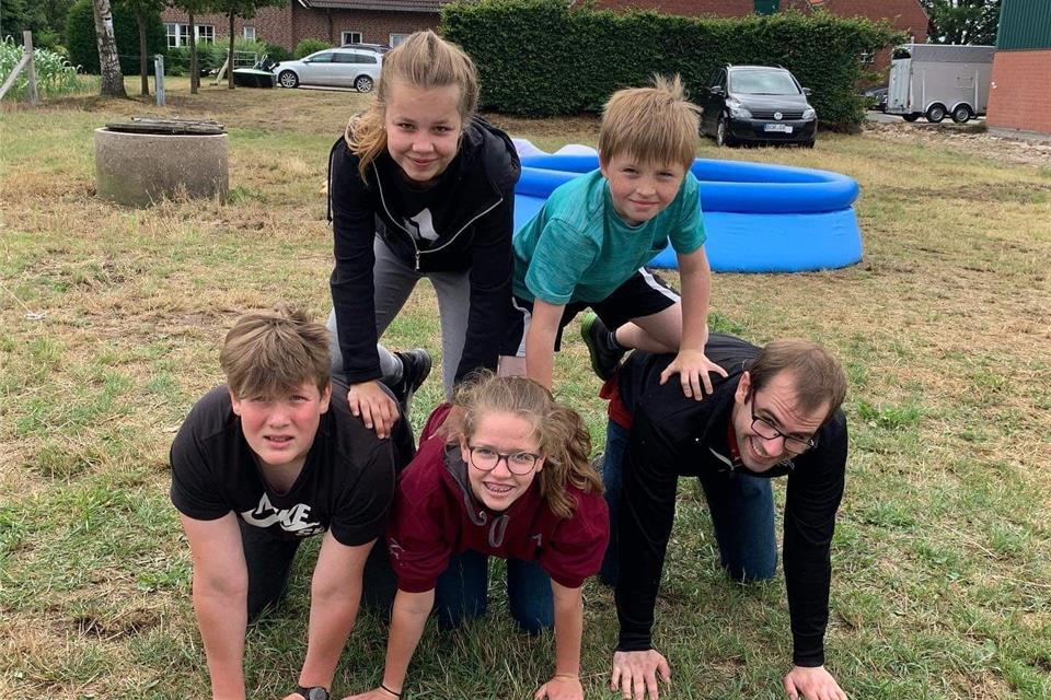 Das Bauen einer Pyramide gehörte zum Chaosspiel.