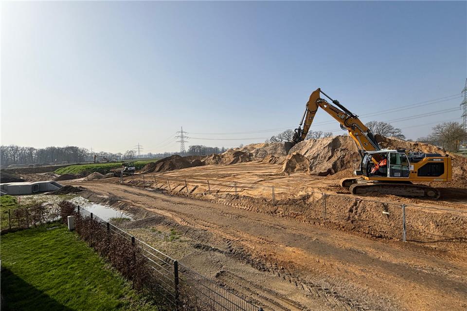 Das Baugebiet Musekamp wird derzeit in Ramsdorf entwickelt, um neuen Wohnraum zu schaffen. Mit dem Bau-Turbo sollen auch schnelle Bauverfahren, zum Beispiel in zweiter Reihe, möglich sein.