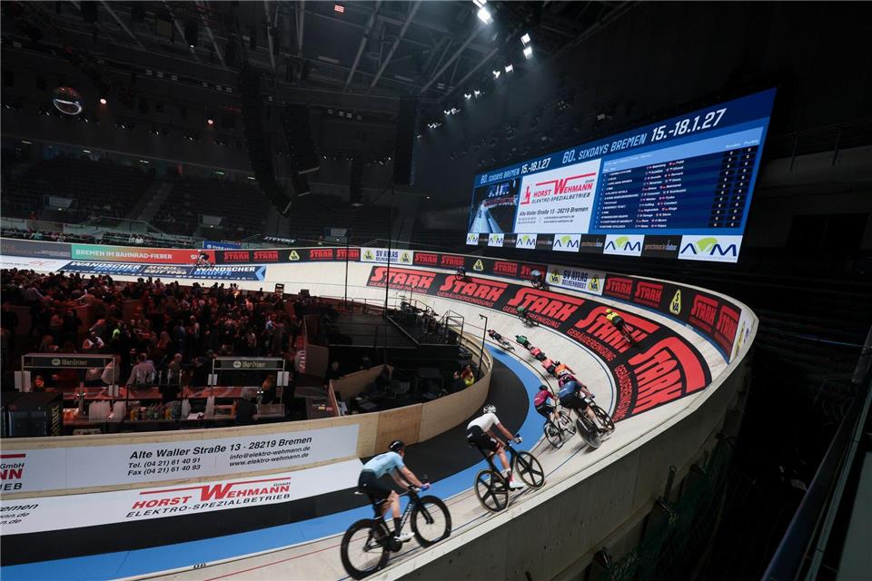 Das Bremer Sechstagerennen. (Archivbild)Focke Strangmann/dpa