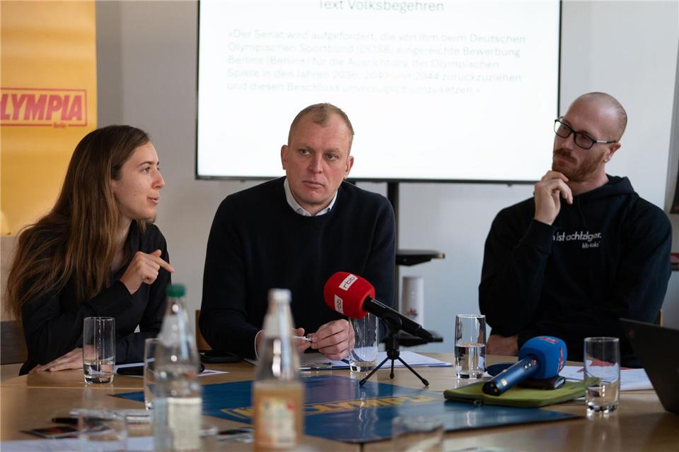 Das Bündnis NOlympia startet ein Volksbegehren.Markus Lenhardt/dpa