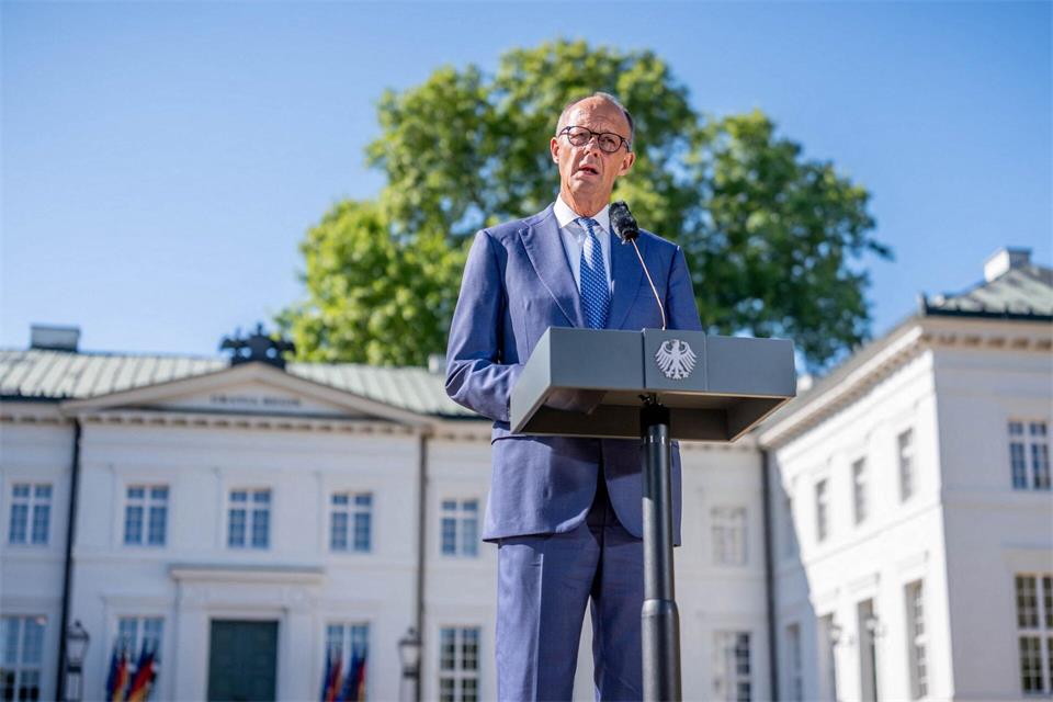 Das Bundeskabinett trifft sich im Schloss Neuhardenberg in Brandenburg.Michael Kappeler/dpa