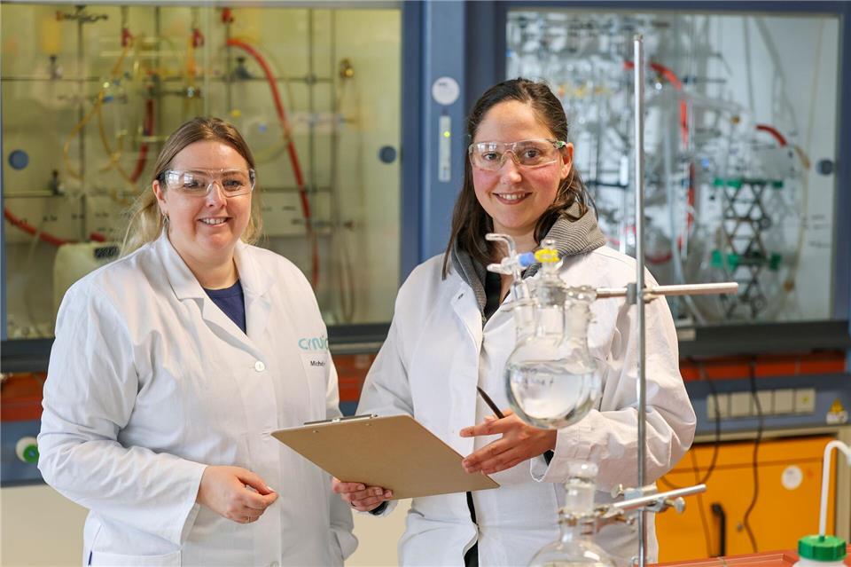 Das Chemie-Start-up Cynio gehört zu den Preisträgern des Wirtschaftspreises Sachsen-Anhalt 2026.Jan Woitas/dpa