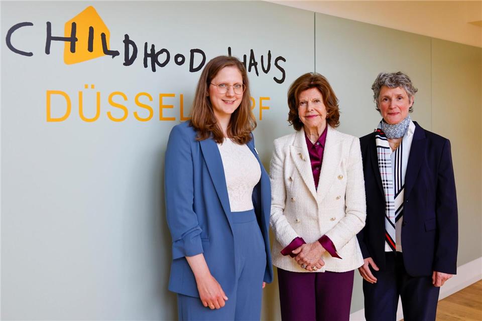Das Childhood-Haus in Düsseldorf geht auf die Initiative der gleichnamigen Stiftung zurück, die von Königin Silvia gegründet wurde.Thomas Banneyer/dpa