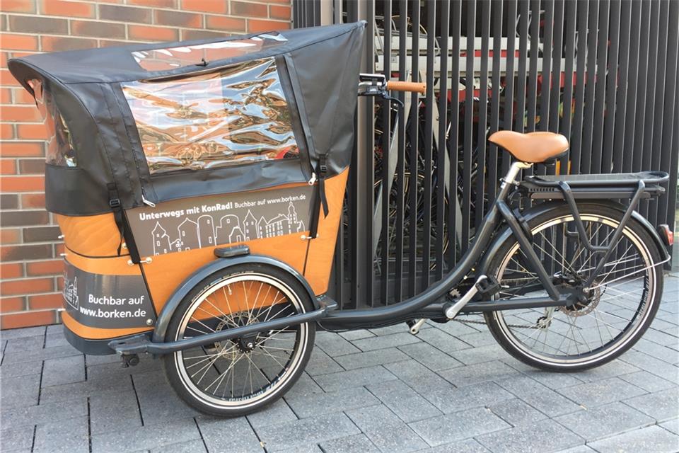 Stadt bietet E-Lastenrad an