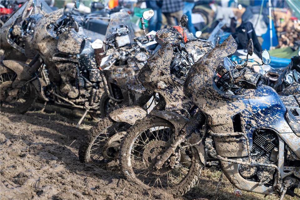 Das Elefantentreffen ist ein Spektakel für Biker und Schaulustige.Armin Weigel/dpa