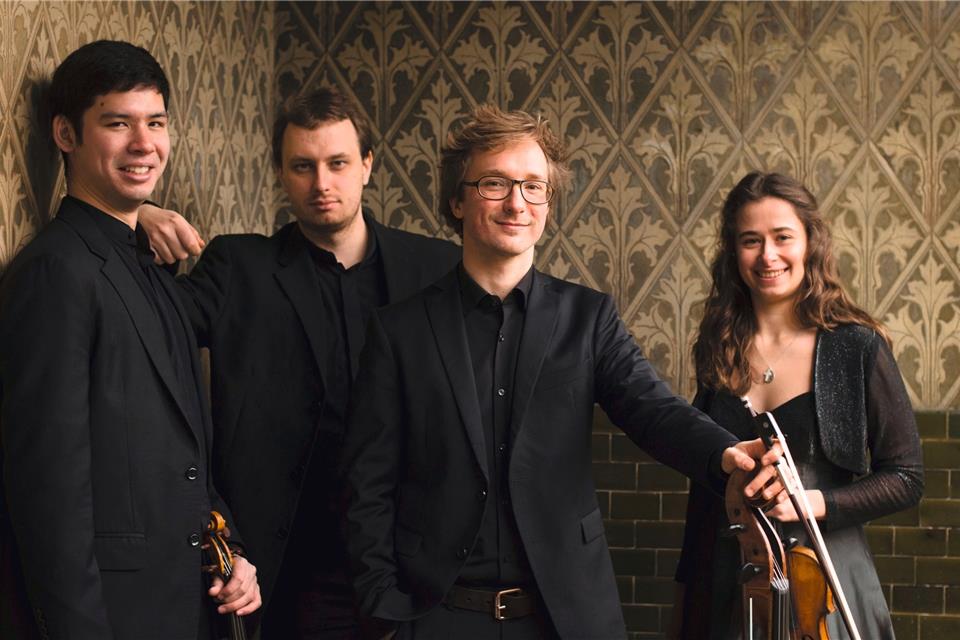 Das Eliot-Quartett tritt am Sonntag im Rittersaal von Schloss Raesfeld auf.