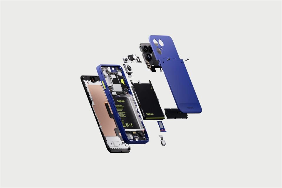 Das Fairphone 6+ ist modular aufgebaut und kann leicht repariert werden. Fairphone/dpa-tmn